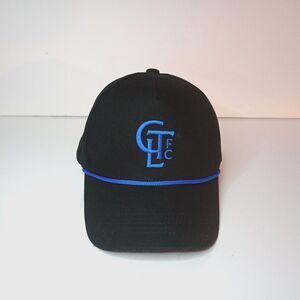 Charlotte FC CLTFC Hat Black Blue Rope Snapback Cap Ally Bank Logo MLS